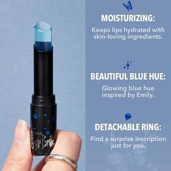Tim Burton's Corpse Bride Ethereal Glow Lip Balm Sheglam - Picture 3 of 7